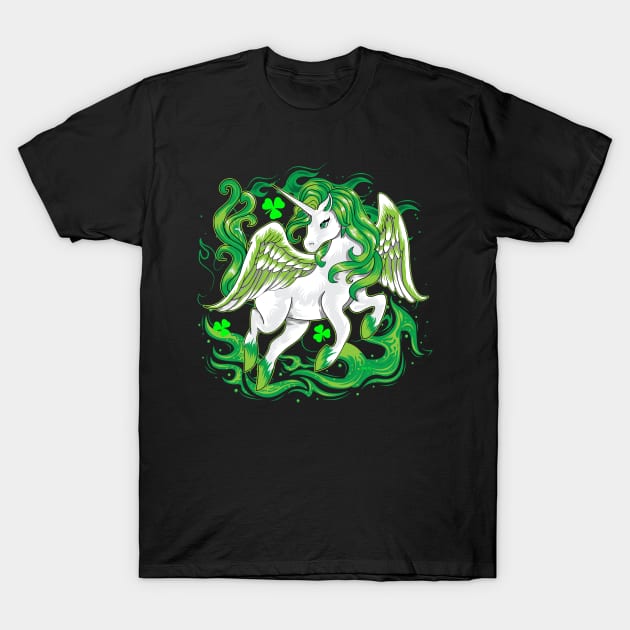 Irish Unicorn Saint Patrick Day T-Shirt by creative